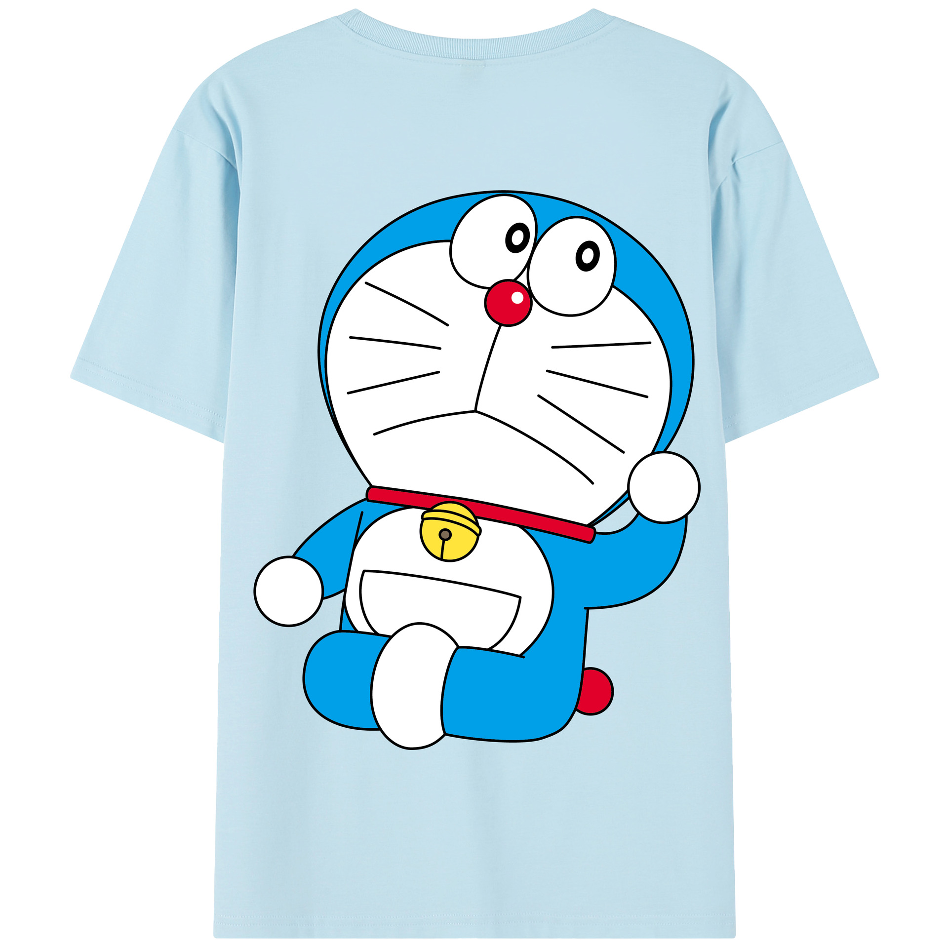 （画像用） ドラえもん Doraemon 綿100％半袖Tシャツ（背面プリント）